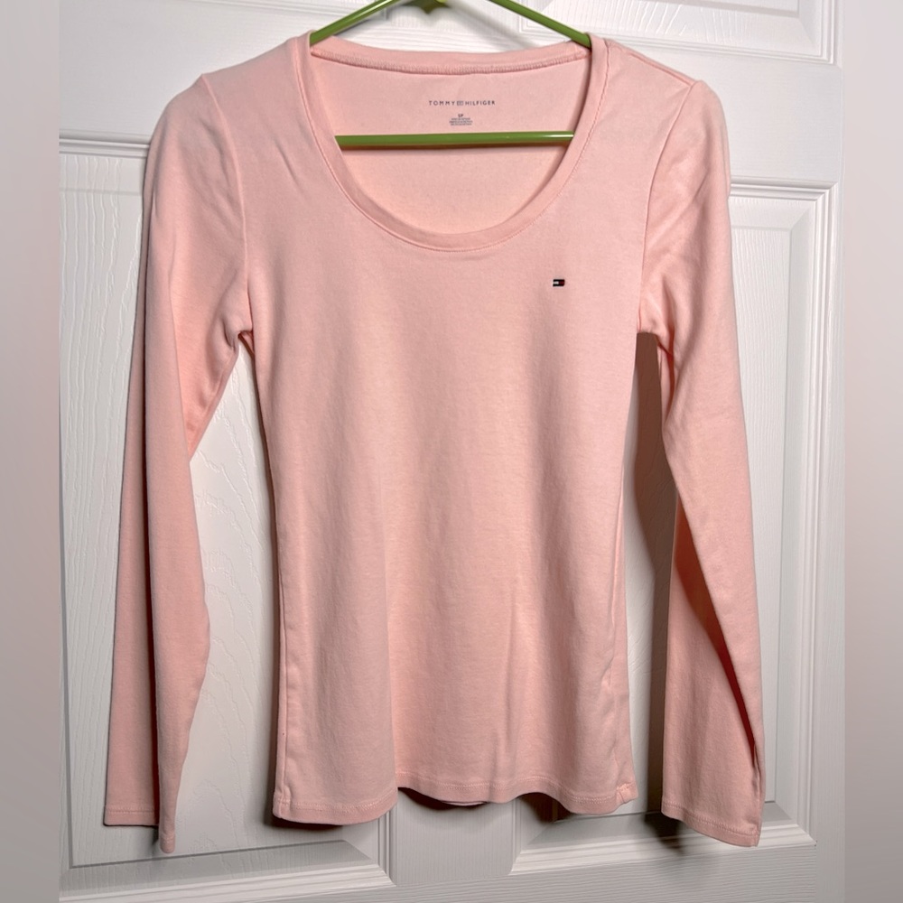 Tommy Hilfiger Pink Long Sleeve Shirt